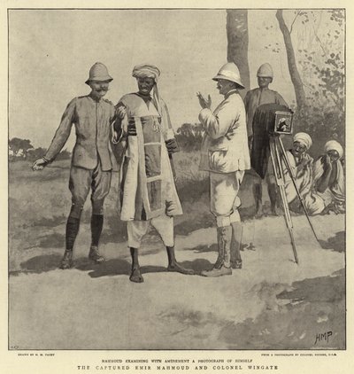 The Captured Emir Mahmoud and Colonel Wingate by Henry Marriott Paget